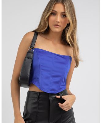 Ava And Ever Women's Hadid Corset Top in Blue