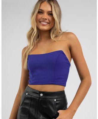 Ava And Ever Women's Heat Waves Corset Top in Blue