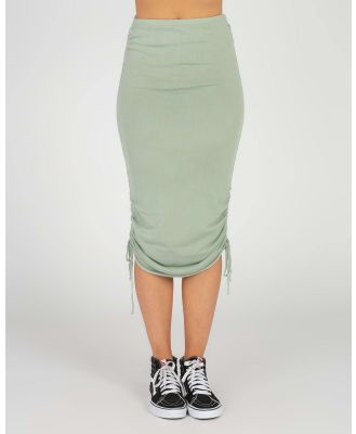 Ava And Ever Women's Houston Midi Skirt in Green