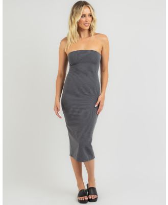 Ava And Ever Women's Ikenna Midi Dress in Grey