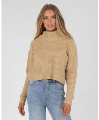 Ava And Ever Women's Jemma Tunnel Knit Jumper in Natural