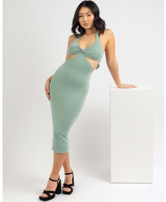 Ava And Ever Women's Jerrie Midi Dress in Green