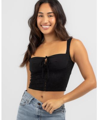 Ava And Ever Women's Kacey Lace Top in Black