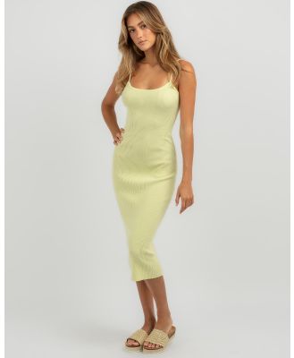 Ava And Ever Women's Kat Midi Dress in Yellow