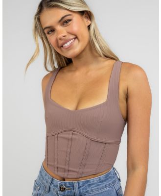 Ava And Ever Women's Kimmy Corset Top in Natural