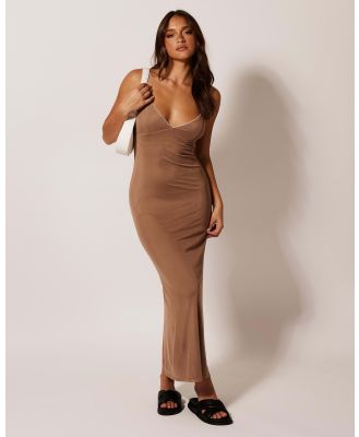 Ava And Ever Women's Lana Maxi Dress in Brown