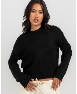 Ava And Ever Women's Law School Crew Neck Knit Jumper in Black