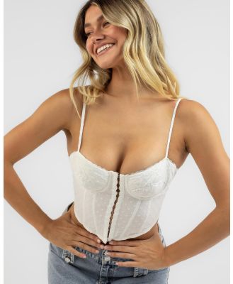Ava And Ever Women's Lost Love Corset Top in White