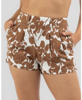 Ava And Ever Women's Maeve Shorts in Brown
