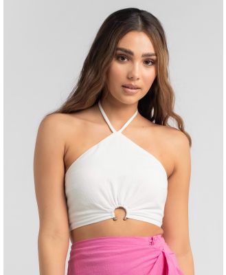 Ava And Ever Women's Marseille Halter Top in White