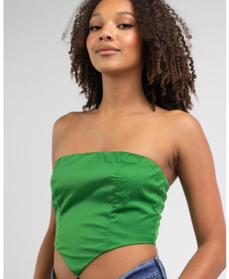 Ava And Ever Women's Melanie Tube Top in Green