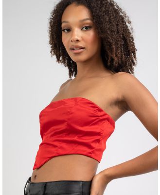 Ava And Ever Women's Melanie Tube Top in Red