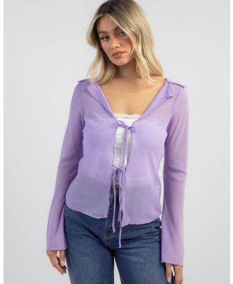 Ava And Ever Women's Paris Top in Purple