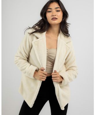 Ava And Ever Women's Selma Teddy Jacket in Natural