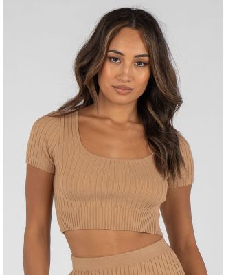 Ava And Ever Women's Soho Crop Top in Natural