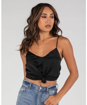 Ava And Ever Women's Sophie Knot Top in Black