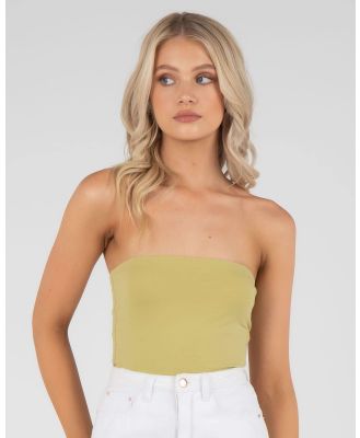 Ava And Ever Women's Stellar Tube Top in Green