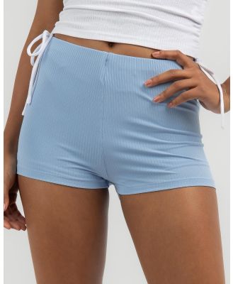 Ava And Ever Women's Tammy Bike Shorts in Blue