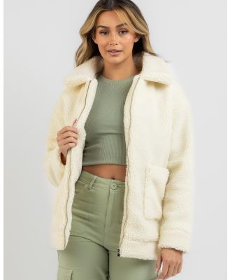 Ava And Ever Women's Teddy Jacket in Cream
