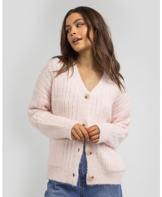 Ava And Ever Women's The Vibes Knit Cardigan in Pink