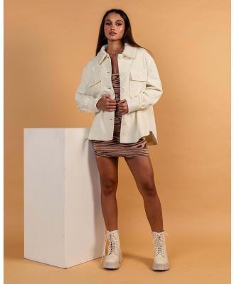 Ava And Ever Women's Thomas Shacket in Cream