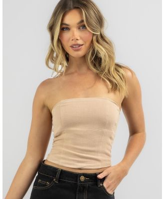 Ava And Ever Women's Veve Dallis Tube Top in Natural