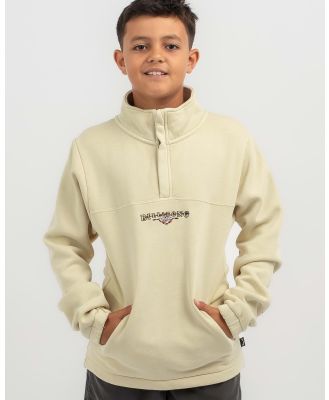 Billabong Boys' King Prawn Pullover Hoodie in Natural