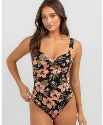 Billabong Girl's Hooked On Tropics Kali One Piece Swimsuit in Floral