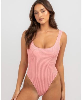 Billabong Girl's Summer High Tanker One Piece Swimsuit in Pink