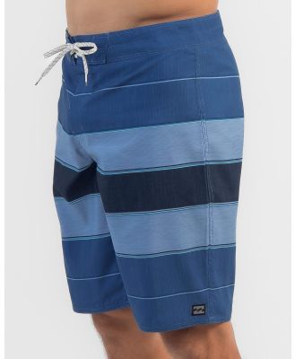 Billabong Men's All Day Heather Stripe Og Board Shorts in Blue