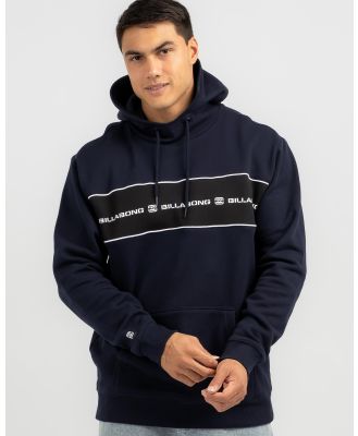 Billabong Men's Bracket Wave Pop Hoodie in Navy