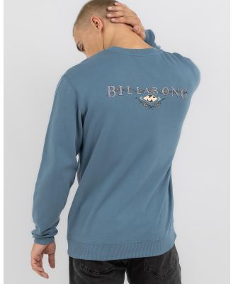 Billabong Men's Shorts Sand Neck Sweatshirt in Blue