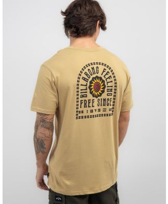 Billabong Men's Tropics Pocket T-Shirt in Yellow