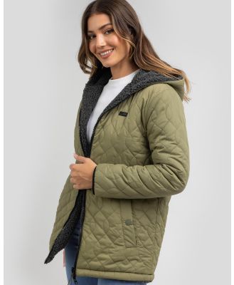 Billabong Women's Alpine Reversible Jacket in Green