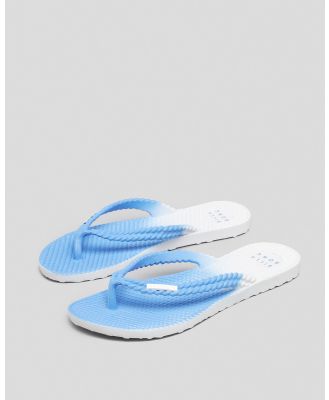 Billabong Women's Kick Back Dip Dye Thongs Shoes in Blue