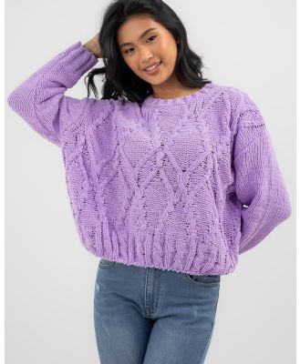 Billabong Women's Only Mine Knit in Purple