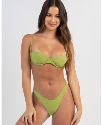 Billabong Women's Shine Sirena Bikini Top in Green