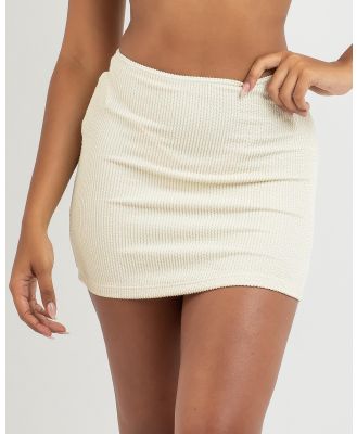 Billabong Women's Summer High Skirt Bikini Bottom in White