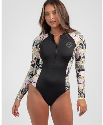 Billabong Women's Sunset Long Sleeve Surfsuit in Black