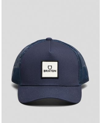 Brixton Men's Alpha Block X C Mp Mesh Cap in Navy