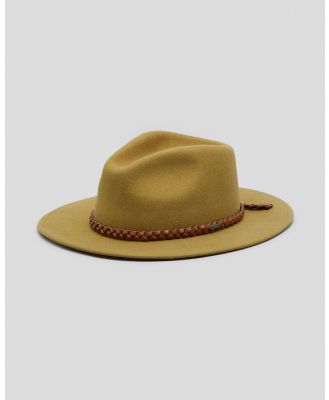 Brixton Men's Messer Western Felt Hat in Brown