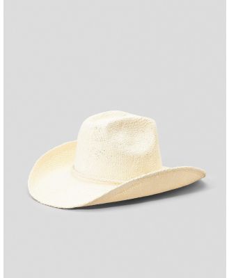 Brixton Women's Austin Straw Cowboy Hat in Cream