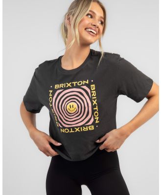 Brixton Women's Dizzy Skimmer T-Shirt in Black
