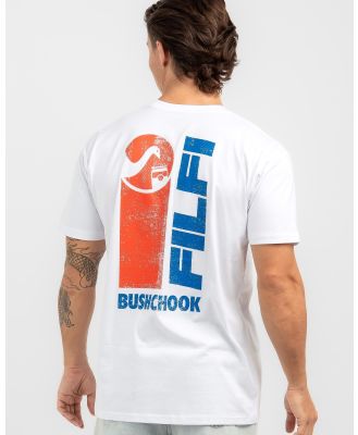 Bush Chook Men's Filfi T-Shirt in White
