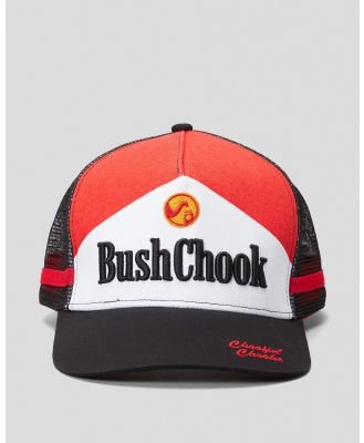 Bush Chook Men's Smoko Trucker Cap in Red