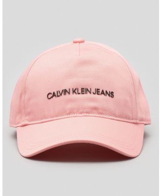 Calvin Klein Girls' Institutional Baseball Cap in Pink