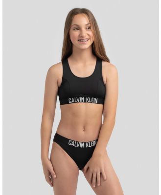 Calvin Klein Girls' Intense Power Bikini Set in Black