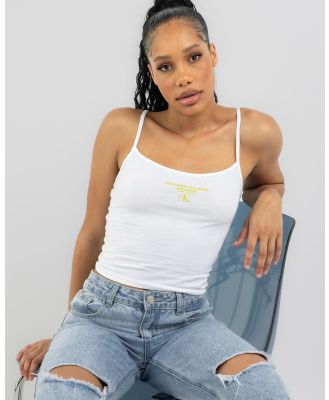 Calvin Klein Jeans Women's Strappy Tank Top in White