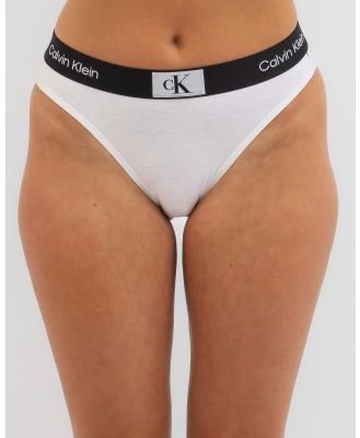 Calvin Klein Women's 1996 Cotton Modern Bikini Brief in White