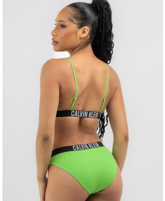 Calvin Klein Women's Classic Bikini Bottom in Green